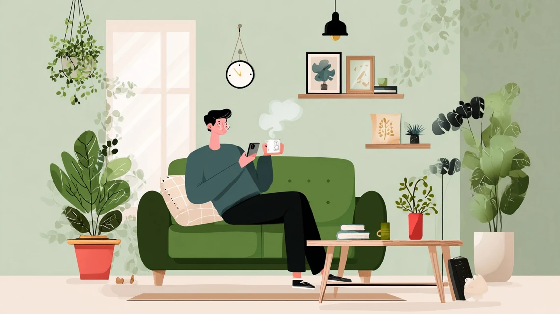 割引活用ポイントを見る日本人の画像