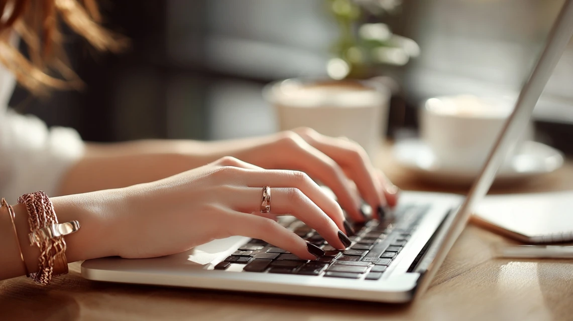 女性がクーポン関連の疑問を調べる場面
