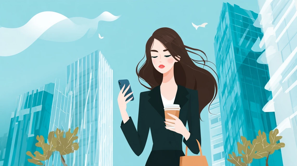 温泉の歴史を読む女性の画像