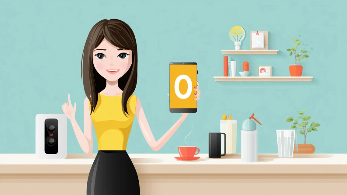 プラン料金を確認する日本人の画像
