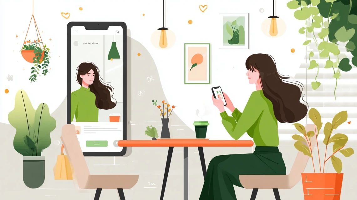 誕生日特典を確認する日本人の画像