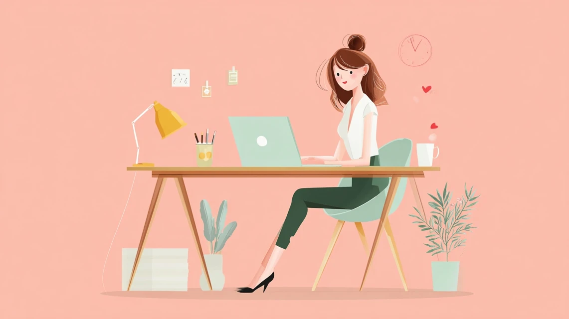 投資アプリ特典を見る女性の画像
