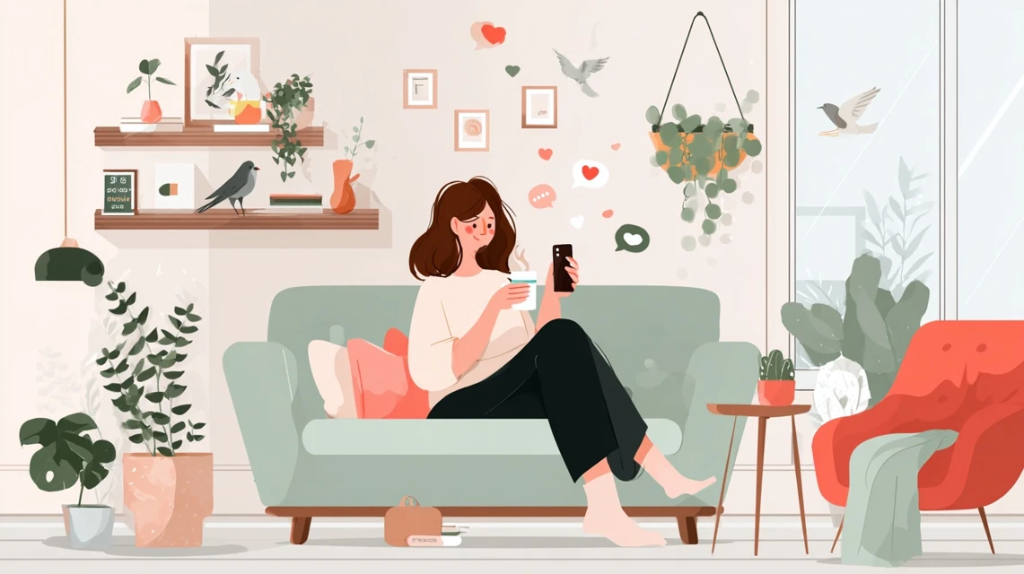 楽天1000円クーポン再取得方法を見る日本人女性の画像