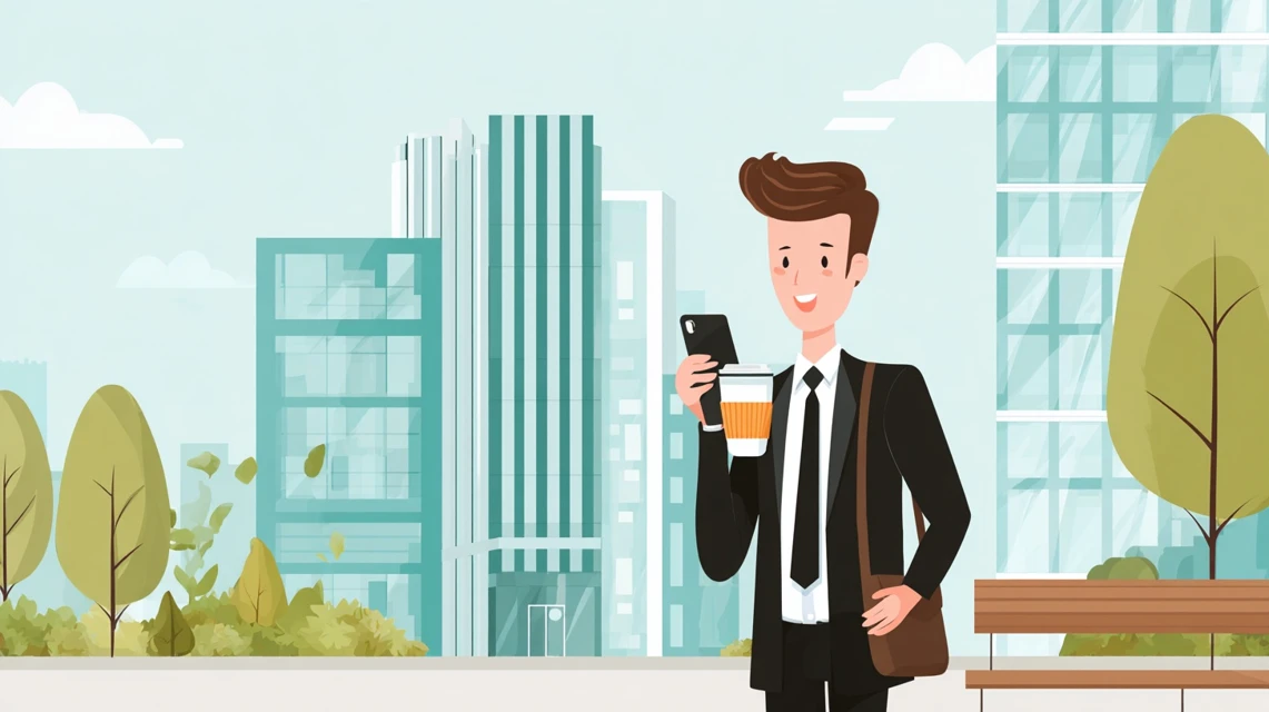 mdl make安全性を確認する日本人男性の画像