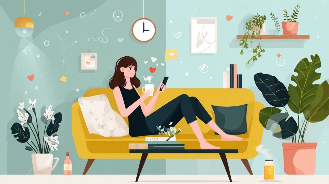 エニピル初回割引条件を確認する女性の画像
