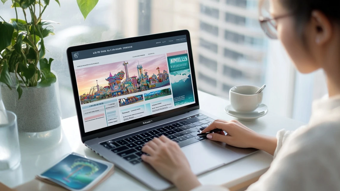 女性が自宅でオンライン購入をしている様子