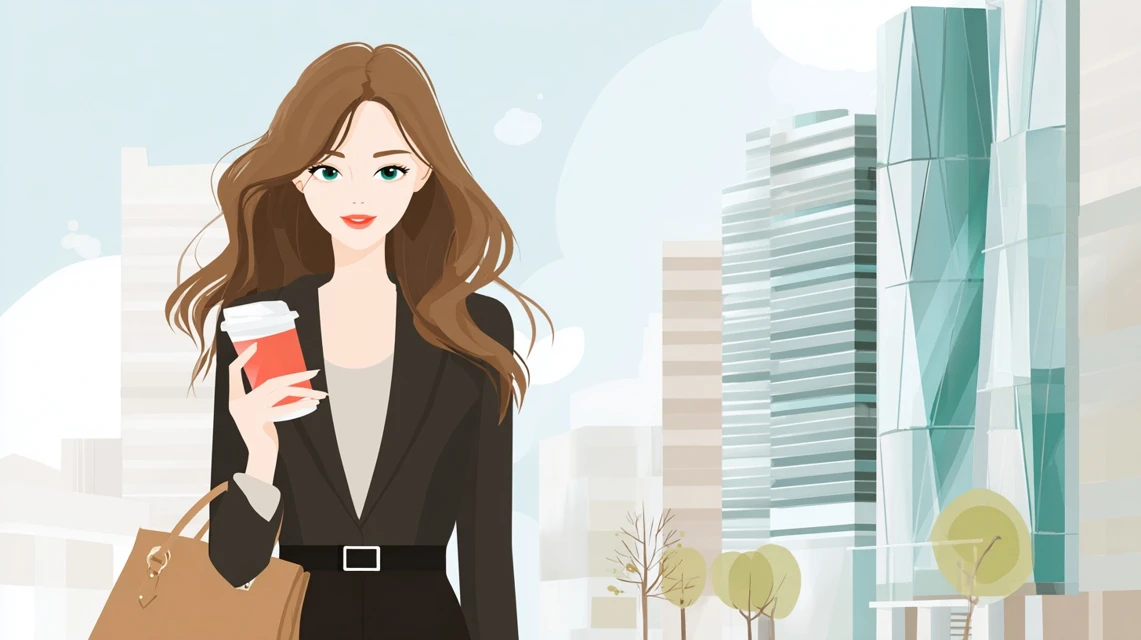 ゼンブブレッドの販売店を探す女性
