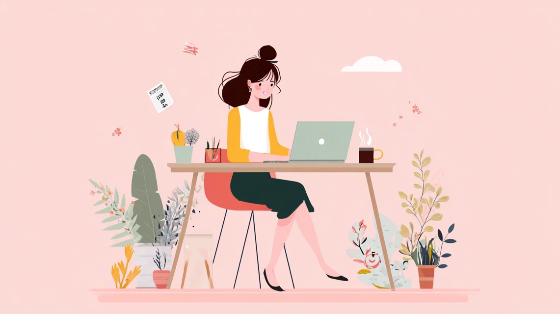 リナビスクーポンコード特典をLINEで確認する日本人女性の画像