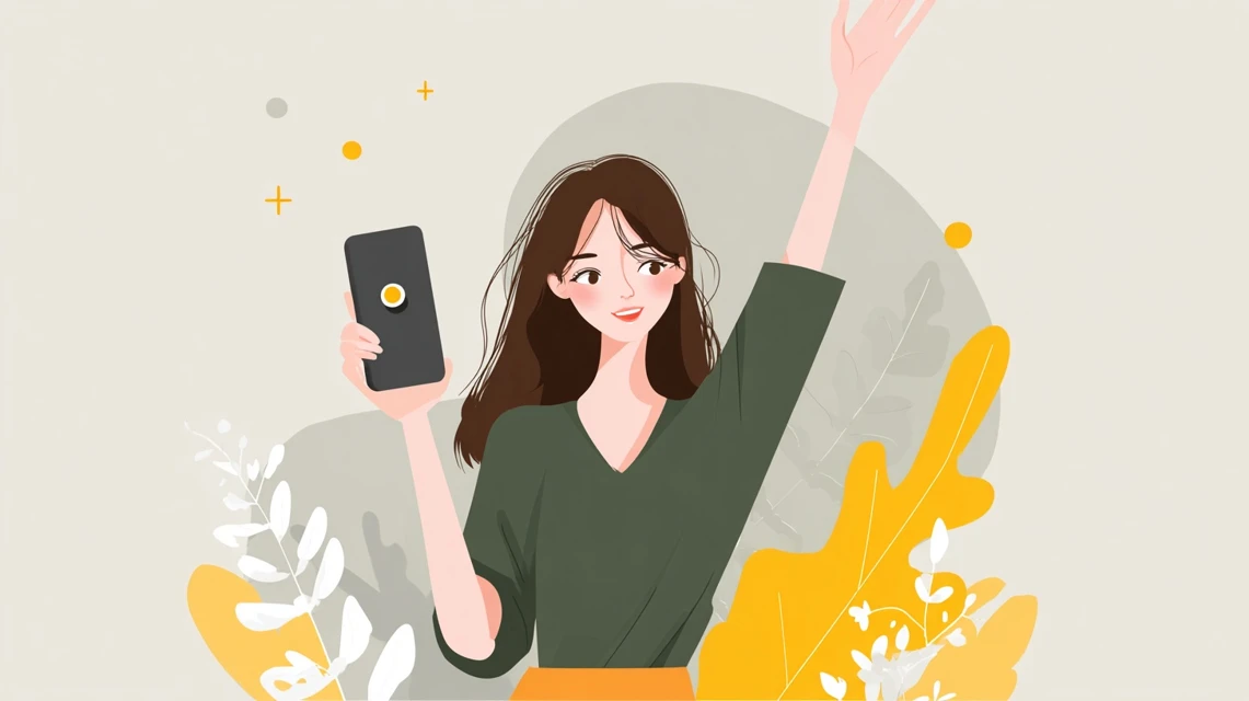 GILT送料無料クーポンコードの使い方を確認する日本人女性の画像