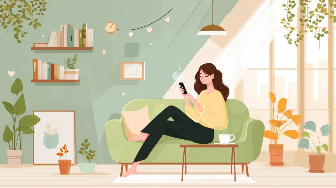 キャンペーン申込手順を確認する日本人の画像
