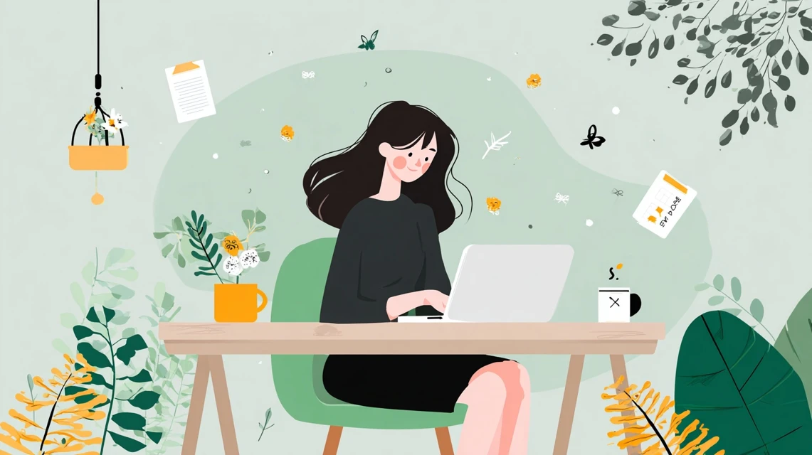 会員優待でエクスブルー割引を確認する女性
