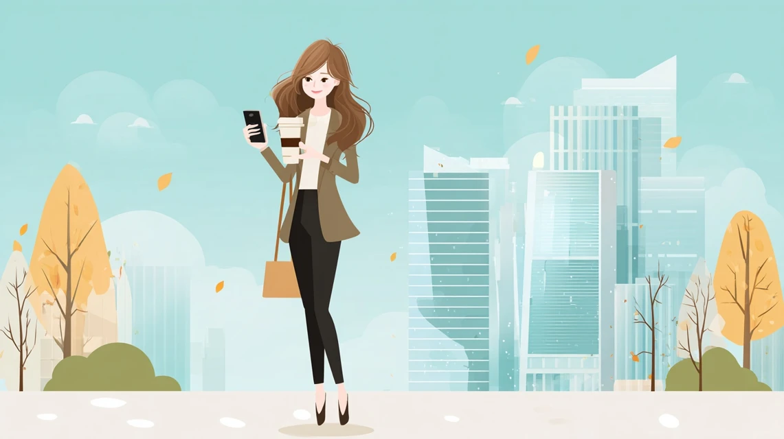 Temuクーポン使用手順を確認する女性の画像