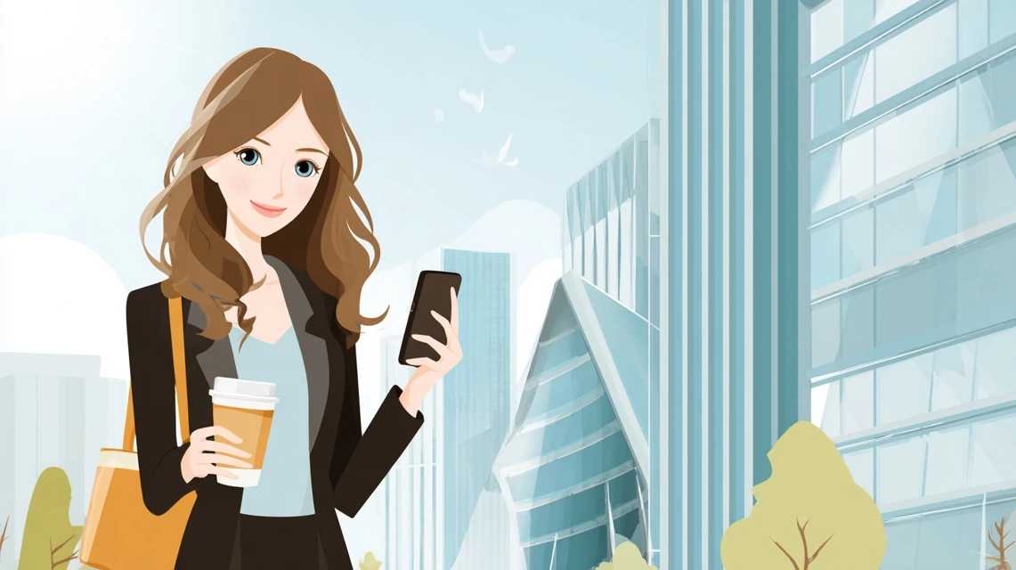 症例を確認する日本人女性の画像
