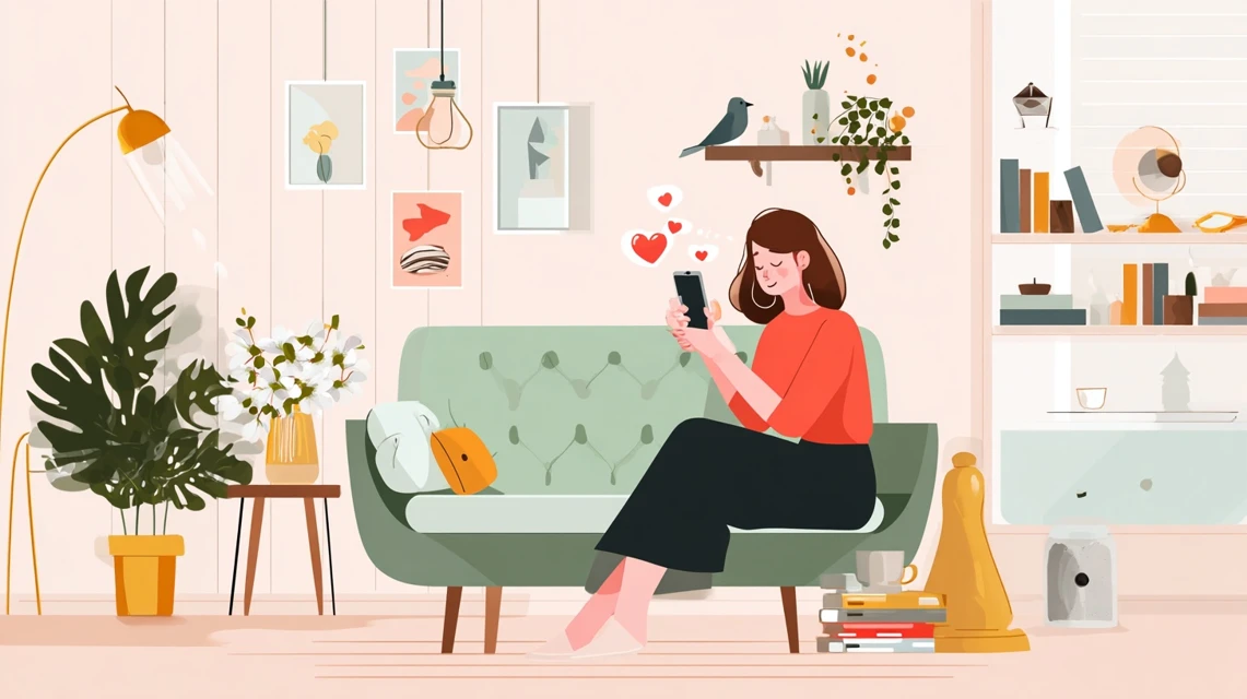 夢の泉の人気ランチメニューを眺める女性
