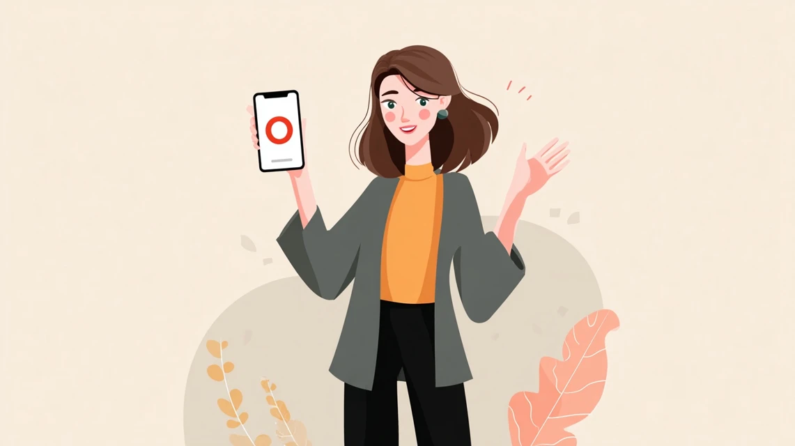 10％OFF情報を整理する女性の画像
