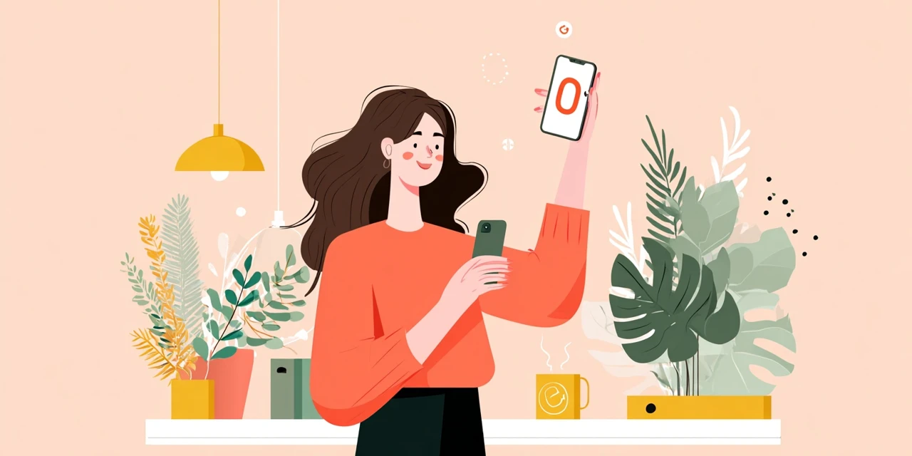 浜木綿ランチクーポンでお得計画を立てる日本人
