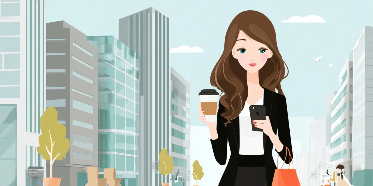 きんのぶたの料金と予約情報を確認する女性
