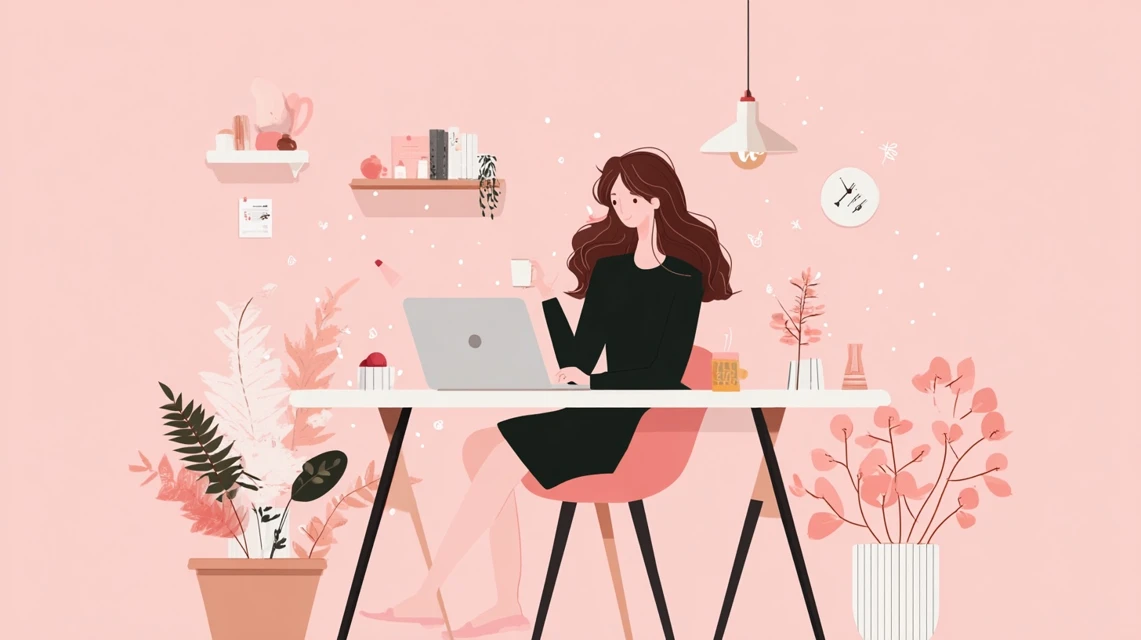 Recoverit上位プランの用途を考える女性
