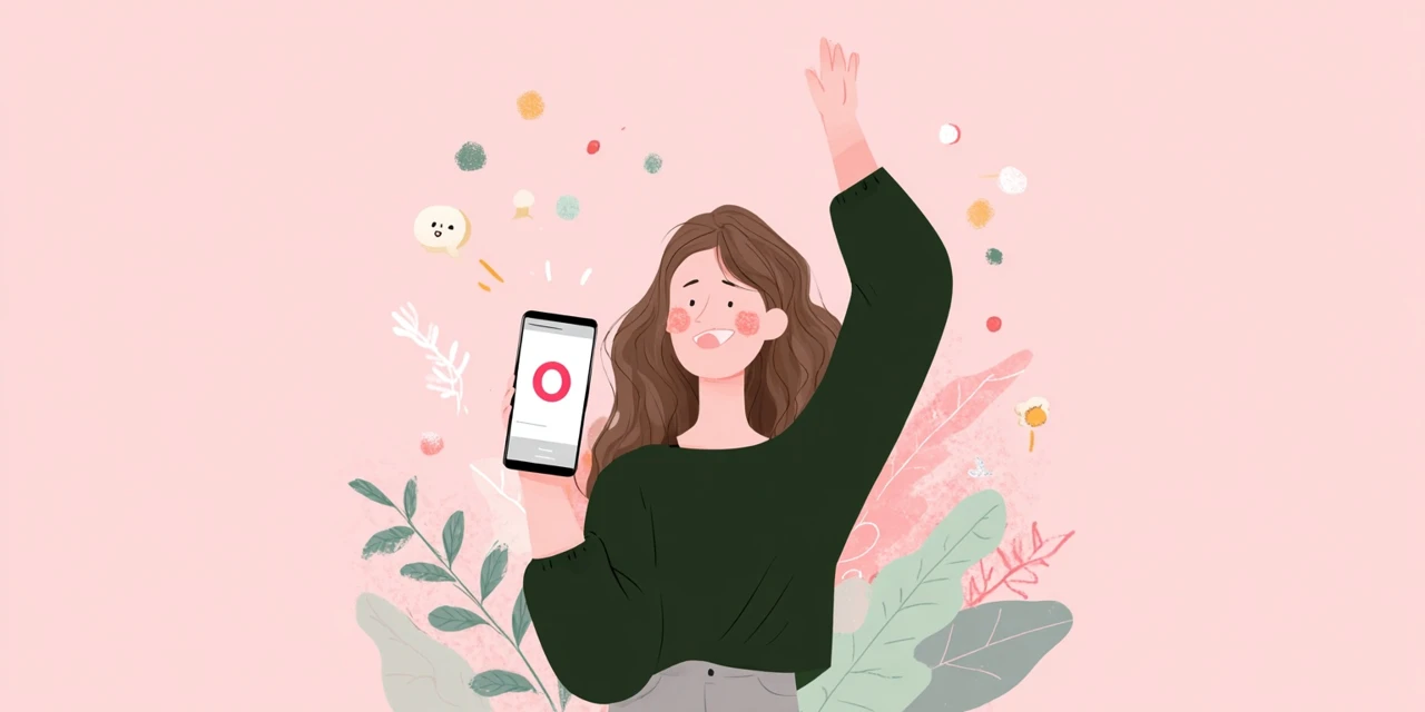 横須賀店予約で使うトンデミクーポンを確認する日本人
