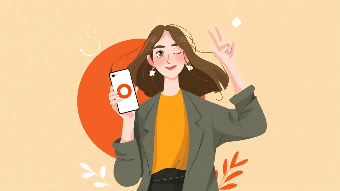 アバウトヴィンテージ発祥国を確認する女性
