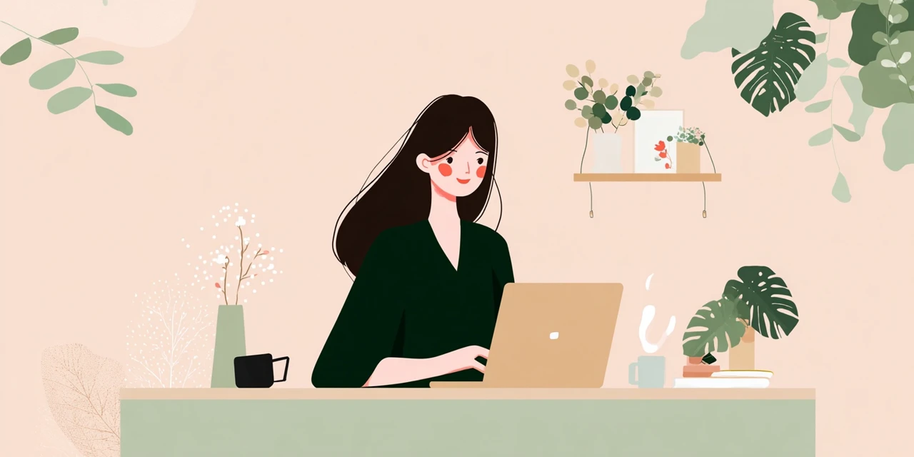 guクーポンコードの探し方を確認する女性
