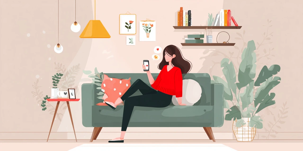 問い合わせ用電話番号と受付時間を確認する日本人
