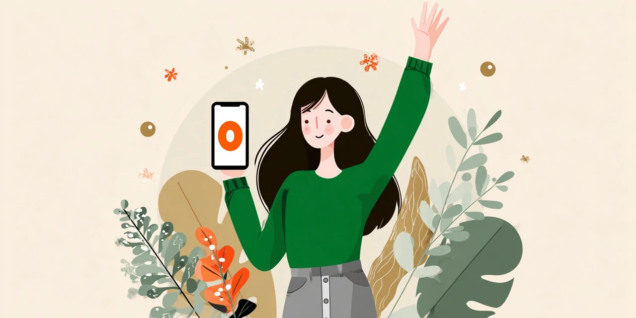 小諸のいちご狩りクーポン活用を振り返る女性