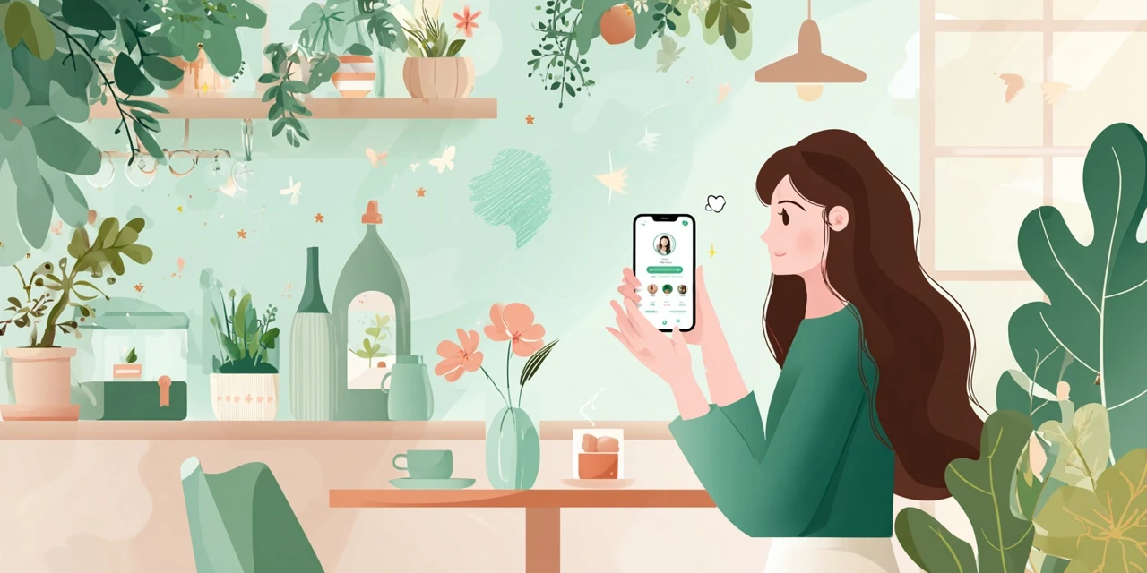 グーグルプレイカードキャンペーン活用を振り返る女性
