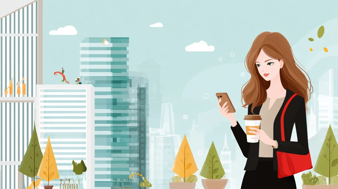 学割対象生地を選ぶ女性
