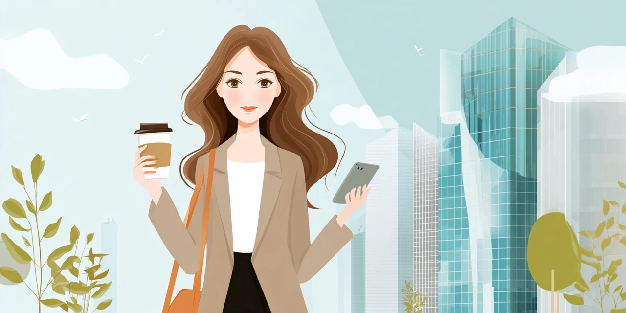 伊豆シャボテン公園で平日割引クーポンを確認する女性