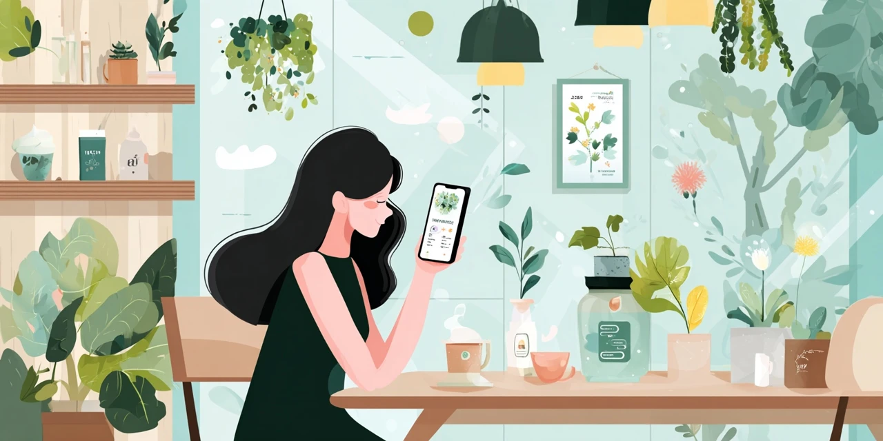 三木谷特典と従業員紹介CPの違いを比較する女性
