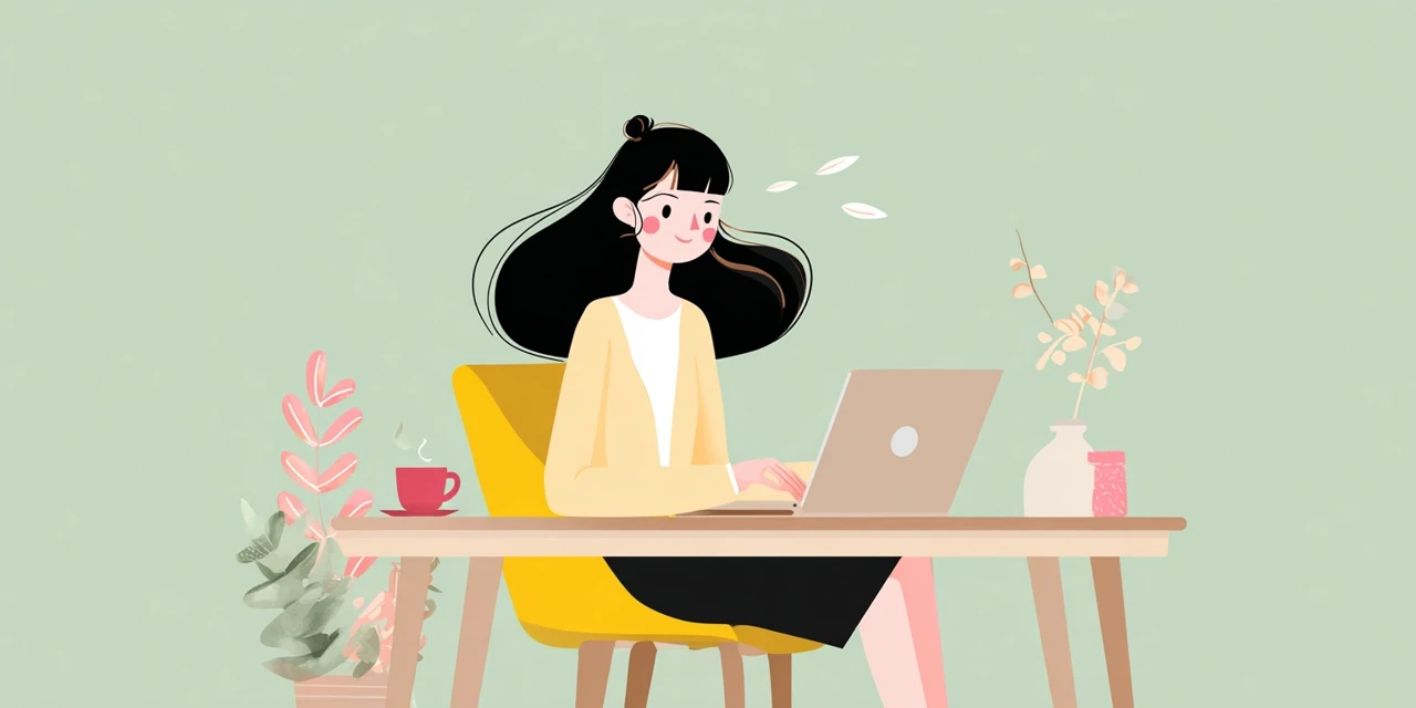 銀のさらが安い時間帯を選ぶ女性
