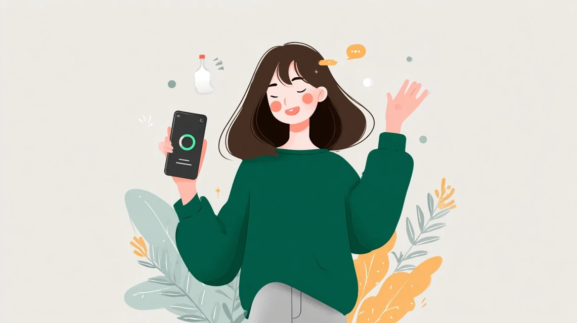 じゃらん誕生日クーポン活用時期を振り返る女性
