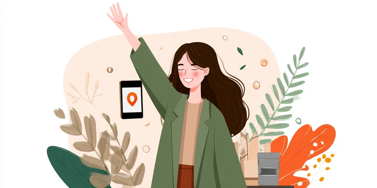 Holaflyクーポンコード注意点を確認する女性