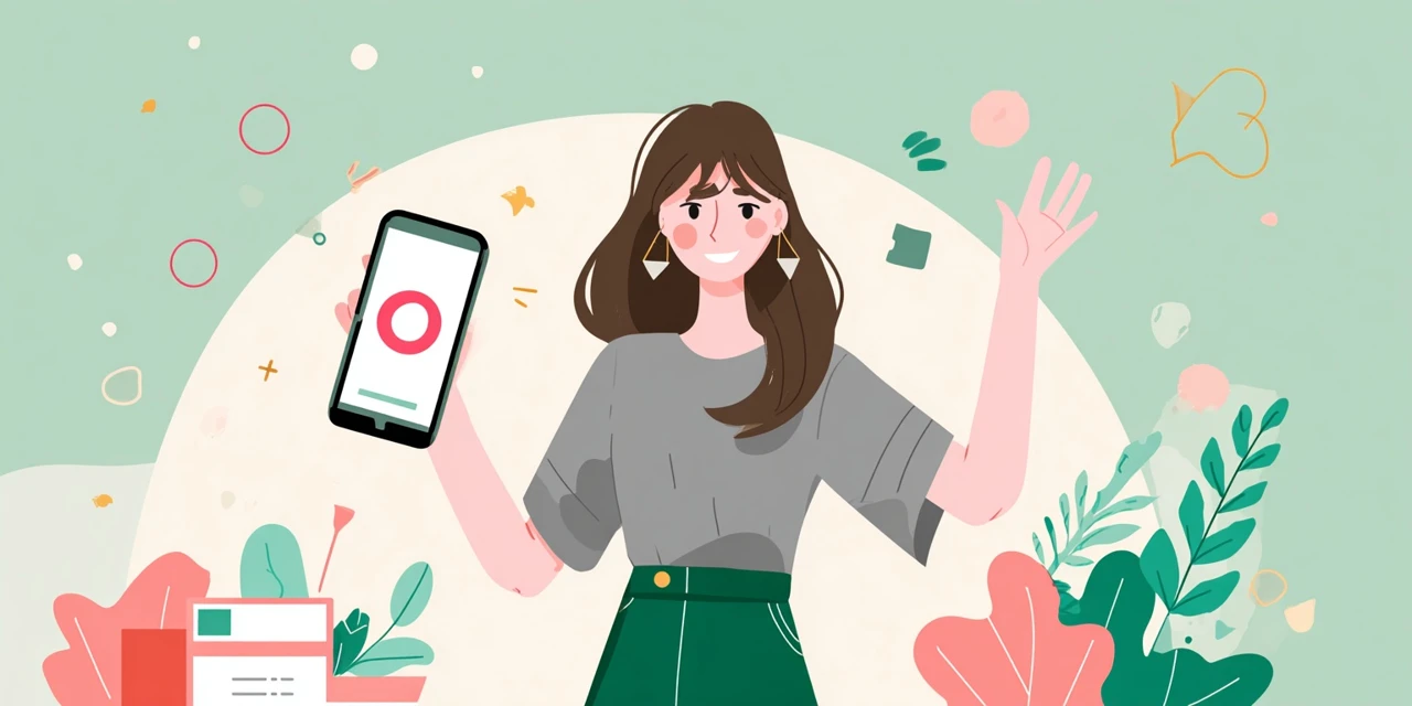 バーチャルカード翌月払い併用で還元率を上げるコツを見る女性
