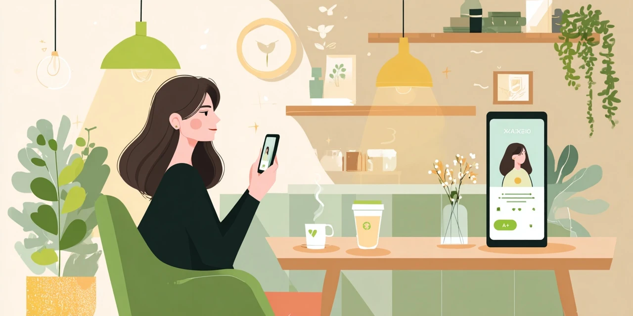 県民割やカード特典を一覧で確認する女性