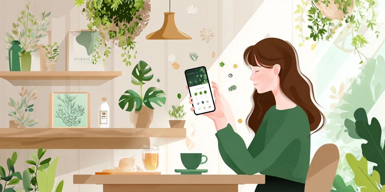 再契約手続きの流れを確認する女性
