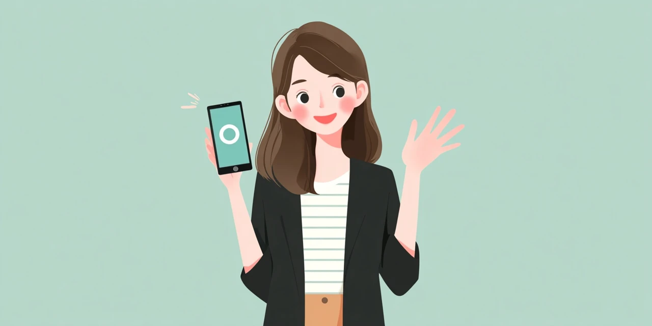 アリエククーポン利用回数を確認する女性
