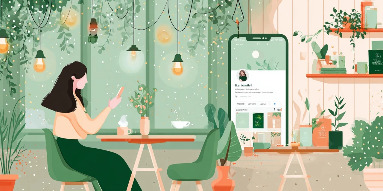 サクラザカのおすすめ料理を見る女性
