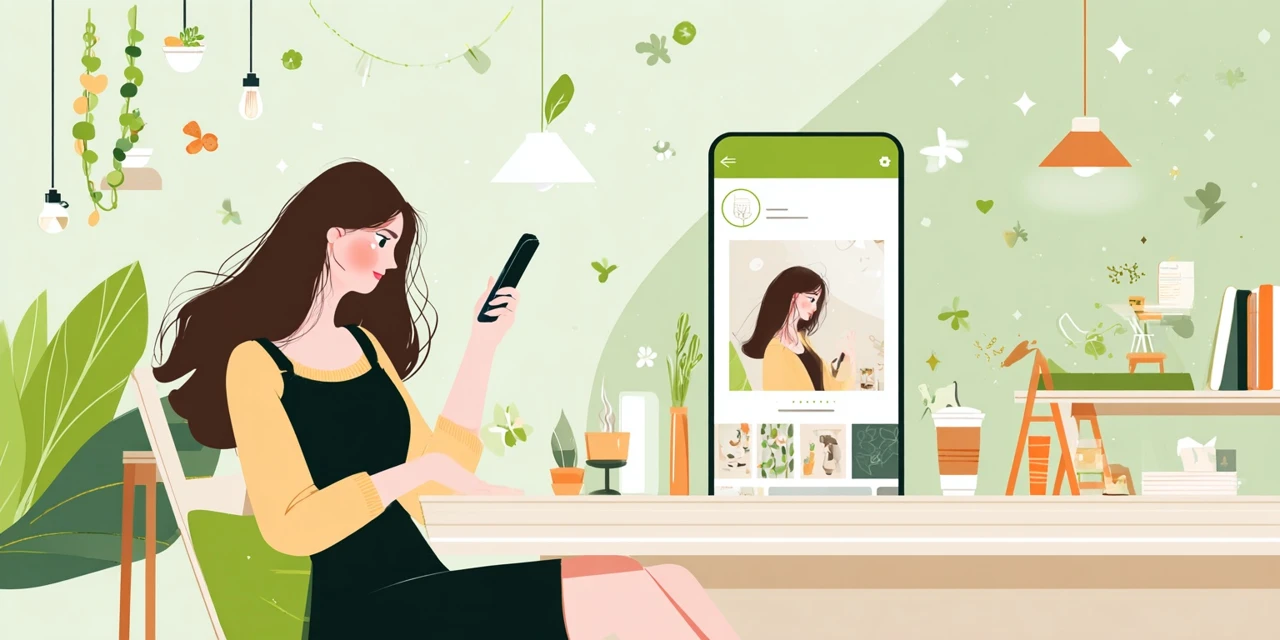 ザビッグのクーポン表示不具合を確認する日本人
