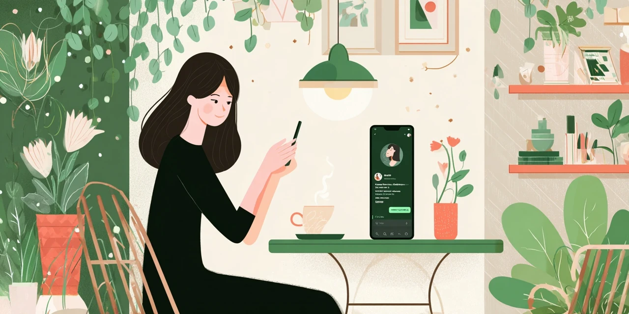 バウンティのコード種類を比較する女性
