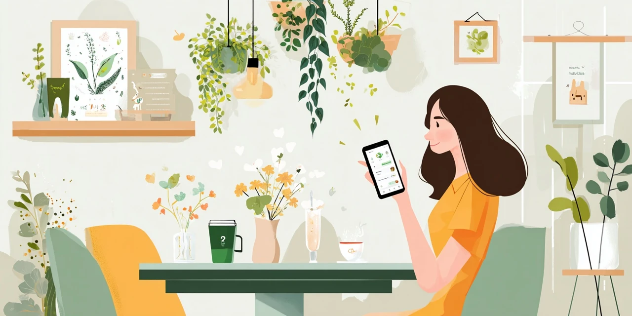 ゼビオのクーポンコード掲載場所を探す女性
