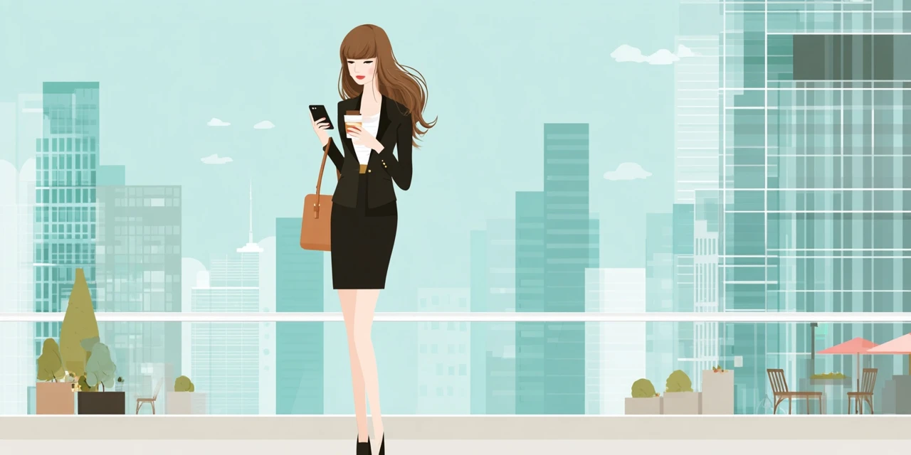 無料バスでスパジャポへ行くアクセス案内を見る女性
