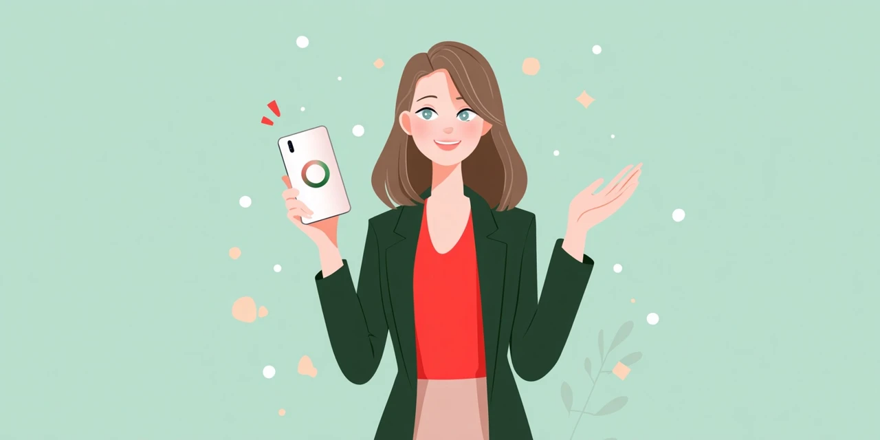 ドコモプラチナカードキャンペーン登録を行う日本人
