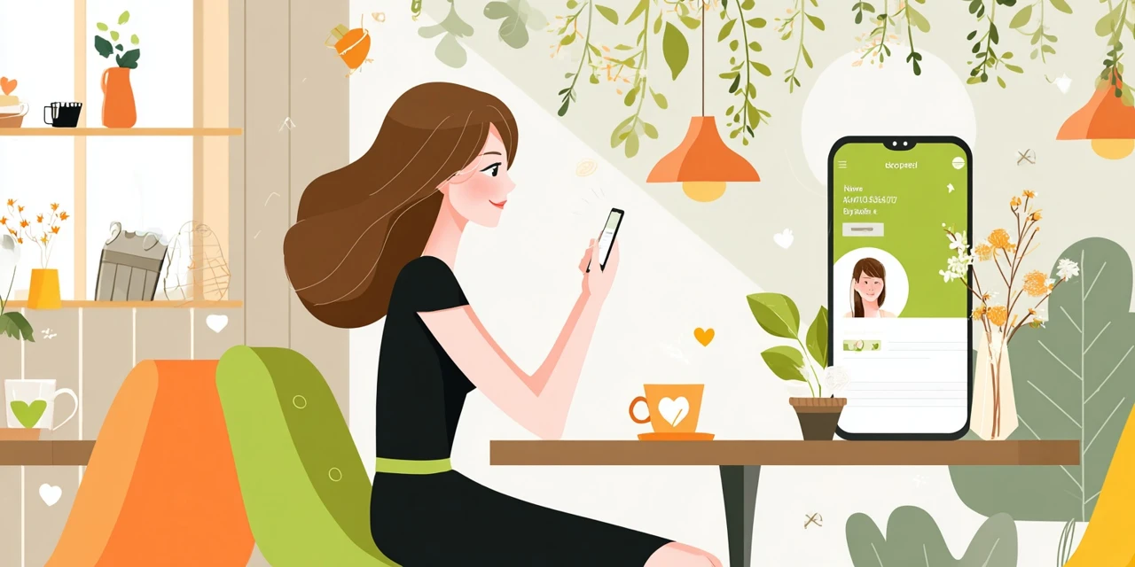 ホットペッパークーポン探しをする日本人
