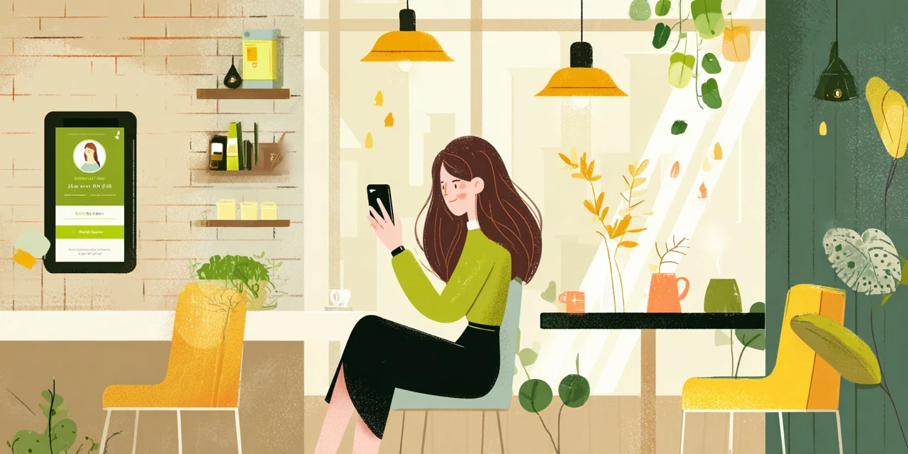 百観音温泉アメニティ内容とタオル情報を確認する女性
