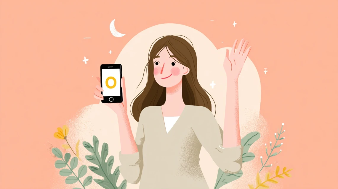 じゃらん誕生日特典の内容を確認する女性
