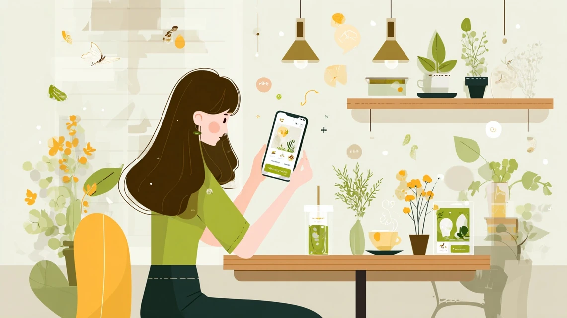 Recoverit割引率を比較する女性
