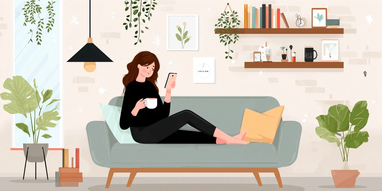 クーポン未適用原因を見直す女性
