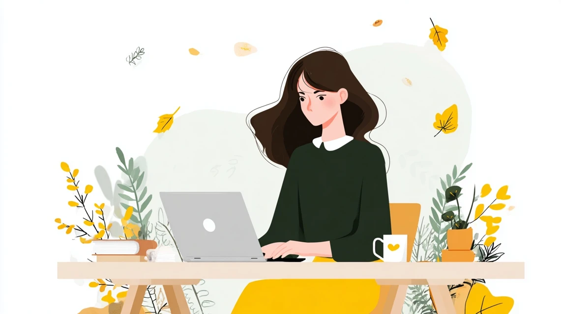 走行距離条件を確認する日本人
